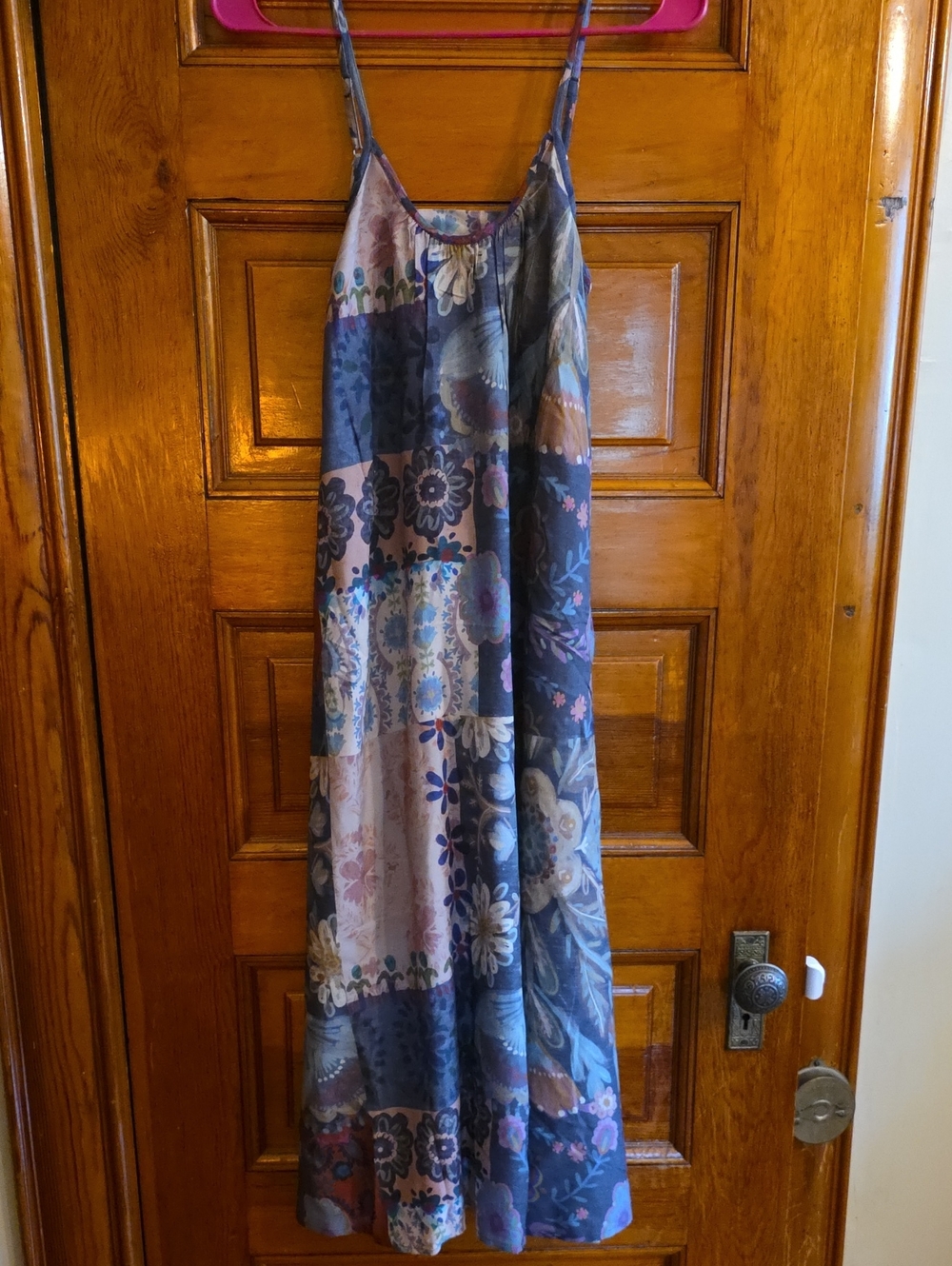 Natural Life Floral Patchwork Maxi Dress